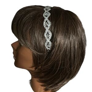 Rhinestone Sparkle Bling Elastic Headband